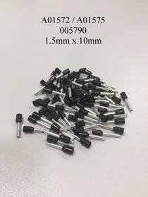 A01572 / A01575 / 005790 Insulated Black Ferrules