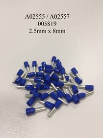 A02555 / A02557 / 005819 Insulated Blue Ferrules